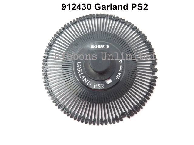 Canon 912430 Garland PS2 Typewriter Printwheel