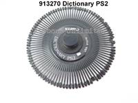 Canon 913270 Dictionary PS2 Typewriter Printwheel