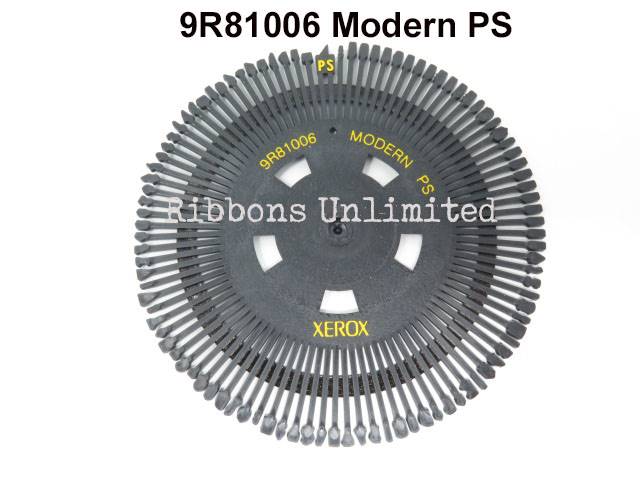 Xerox 9R81006 Modern PS Typewriter Printwheel