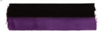 1/2" Nylon Black/Purple