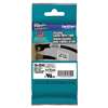 Brother TZEFX241 Label Maker Tape 3/4" TZE 18MM Black Lettering On White Flex Tape