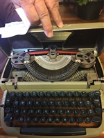 Light Green Manual Typewriter