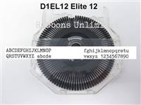 Panasonic Compatible D1EL12 Elite 12 Printwheel
