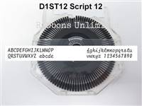 Panasonic CompatibleD1ST12 Script 12 Printwheel