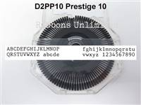 Panasonic D2 PP10 Prestige 10 Printwheel