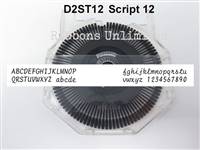 Panasonic D2 ST12 Script 12 Typewriter Printwheel