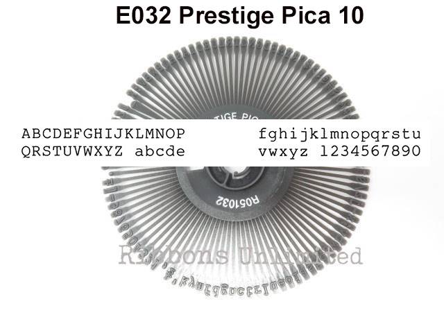 Nakajima E032 Genuine Prestige Pica 10 Printwheel