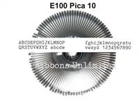 Nakajima E100 Genuine Pica 10 Printwheel