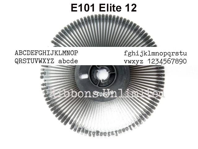 Nakajima E101 Genuine Elite 12 Printwheel