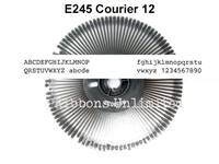 Nakajima E245 Genuine Courier 12 Printwheel