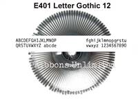 Nakajima E401Letter Gothic 10/12 Printwheel