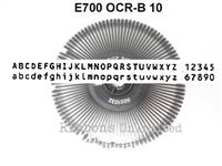 Nakajima E700 Genuine OCR B 10 Printwheel