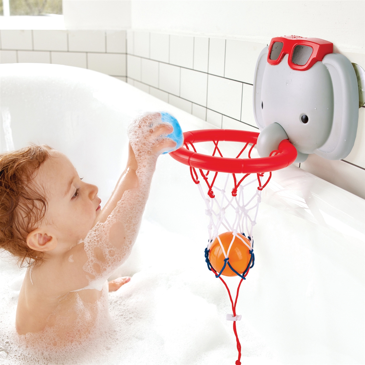 Elephant Basketball Bath Toy for Kids by Hape Toys