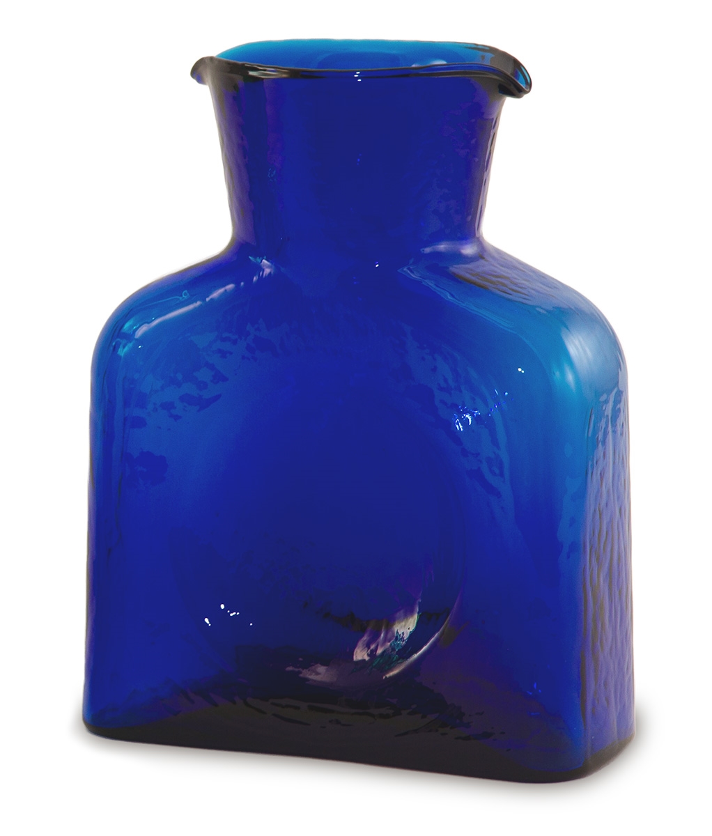 Blenko Cobalt Blue Glass Pitcher - Monticello Shop