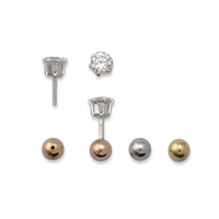 EBCZ - Reversible CZ and Ball Studs