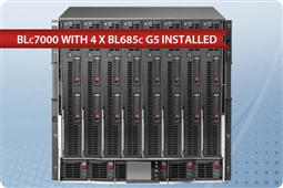 HPE BLc7000 with 4 x BL685c G5 Blades Advanced SAS from Aventis Systems, Inc.
