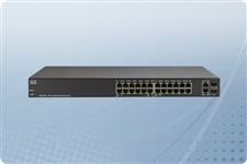 Cisco SF220-24P 24-Port 10/100 PoE Smart Plus Switch from Aventis Systems, Inc.
