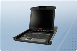 APC AP5808 17" Rack LCD Console with Integrated 8 Port Analog KVM Switch from Aventis Systems