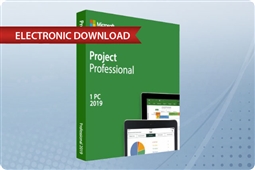 Microsoft Project 2019 Professional License with Project Server CAL Open Business from Aventis Systems