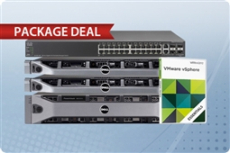 2 R620 Servers, MD3200 Storage, vSphere Essentials, and Cisco SG500-28 Switch Bundle from Aventis Systems, Inc.