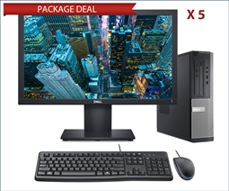 5 x Dell Optiplex 3010 Desktops Special from Aventis Systems, Inc.