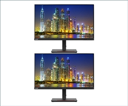 Lenovo ThinkVision S24e-20 23.8" Full HD WLED LCD Monitor 2-Pack