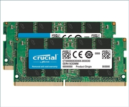 Crucial Memory Bundle with 16GB (2 x 8GB) DDR4 2666MHz SODIMM from Aventis Systems