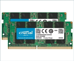 Crucial Memory Bundle with 32GB (2 x 16B) DDR4 2666MHz SODIMM from Aventis Systems