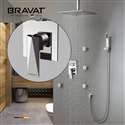 Fontana Thermostatic Rainfall Shower Set With Body Massage Jets