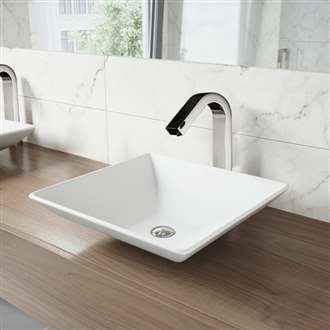 Fontana Vessel Sink and  Touchless Motion Sensor Faucet