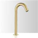 Fontana Wella Brushed Gold Slim Commercial Automatic Sensor Faucet