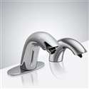 Fontana Conto Commercial Chrome Automatic Motion Sensor Bathroom Faucet with Soap Dispenser