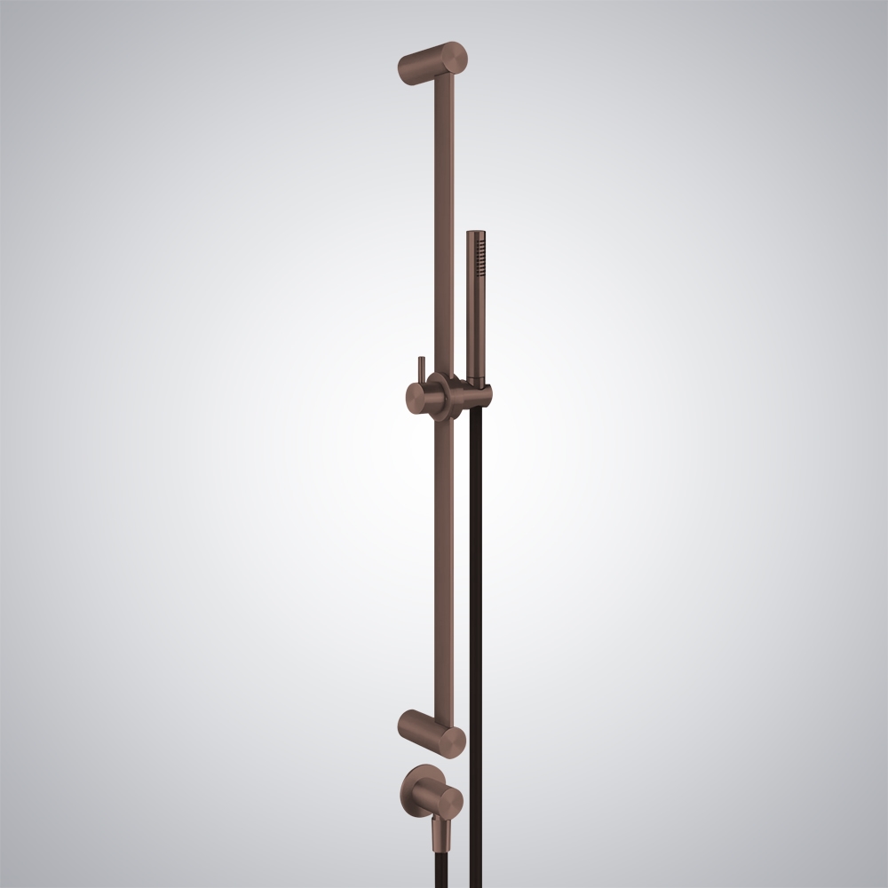 Fontana Mana Oil Rubbed Bronze  Shower Rail With Hose and Outlet