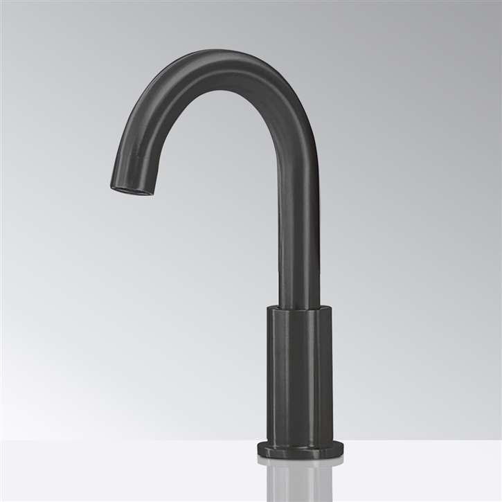 Fontana Leo Commercial Matte Black Touchless Automatic Sensor Hands Free Faucet