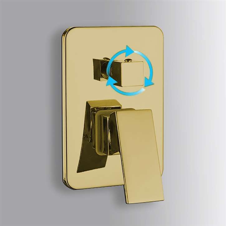Fontana Shower 3 Way Wall-mounted shower faucet Mixer valve mixer Gold
