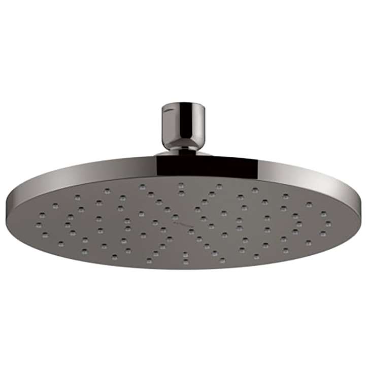 Fontana Toulouse Vibrant Titanium 1.75 GPM Rain Shower Head with MasterClean Spray Face and Katalyst Air-Induction Technology