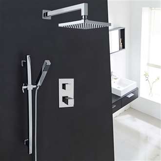 FontanaShowers Chrome Rainfall Shower Set