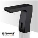 Bravat Trio Commercial Automatic Motion Sensor Faucet Matte Black Finish