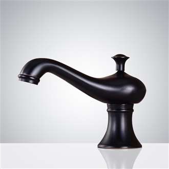 Fontana Matte Black Commercial Architectural Design Touchless Faucet