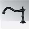 Fontana Matte Black Commercial Architectural Public Restroom Touchless Faucet