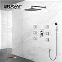 Bravat  Stainless Steel Jetted Body Massage Shower Head Set with Handheld Shower