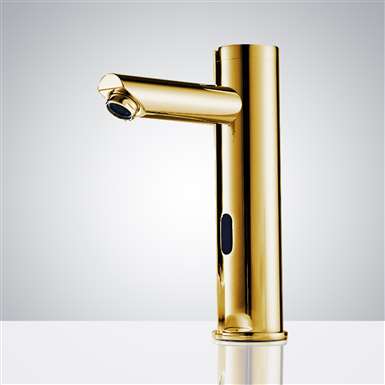 Solo Gold Tone Touchless Motion Activated Sink Faucet
