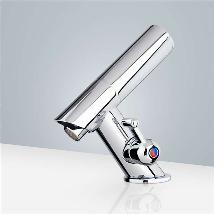 Juno Commercial Automatic Temperature Control All-in-one Thermostatic Chrome Finish Sensor Faucet