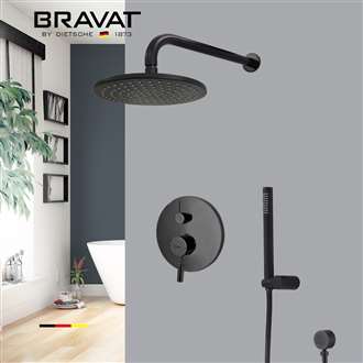 Bravat Matte Black Shower System