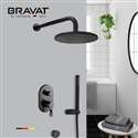 Bravat Matte Black Shower System