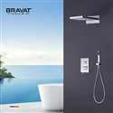 Bravat Multifunctional Shower Polished 3 Way Rainfall Shower Set