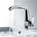 Bravat Contemp Design Chrome Sink Faucet