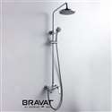 Bath Faucet With Slide Bar Polished Chrome Wall Mounted Shower Faucet