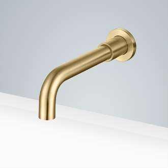 Fontana Gold Wall Mount Commercial Sensor Faucet