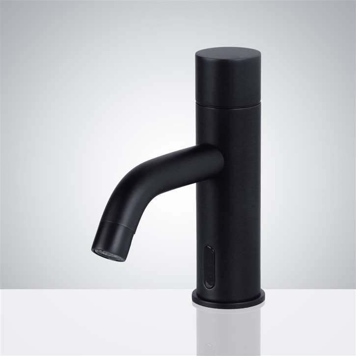Fontana Brass Matte Black Commercial Automatic Motion Sensor Faucet